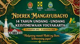 Mangayubagyo 14 Tahun Undang-Undang Keistimewaan DIY